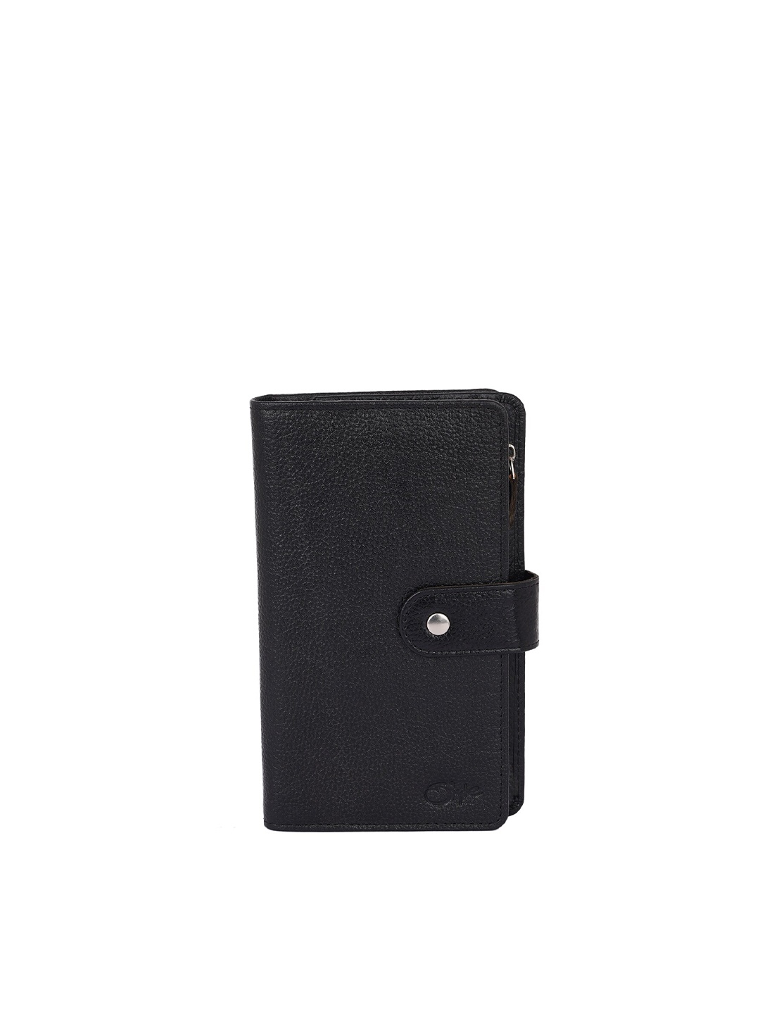

Style Shoes Women Textured Two Fold Wallet, Black