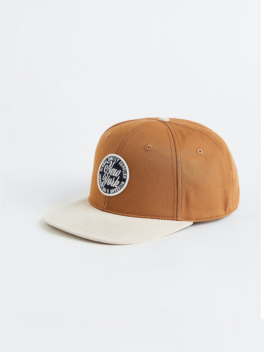 

H&M Men Cap With An Applique, Beige