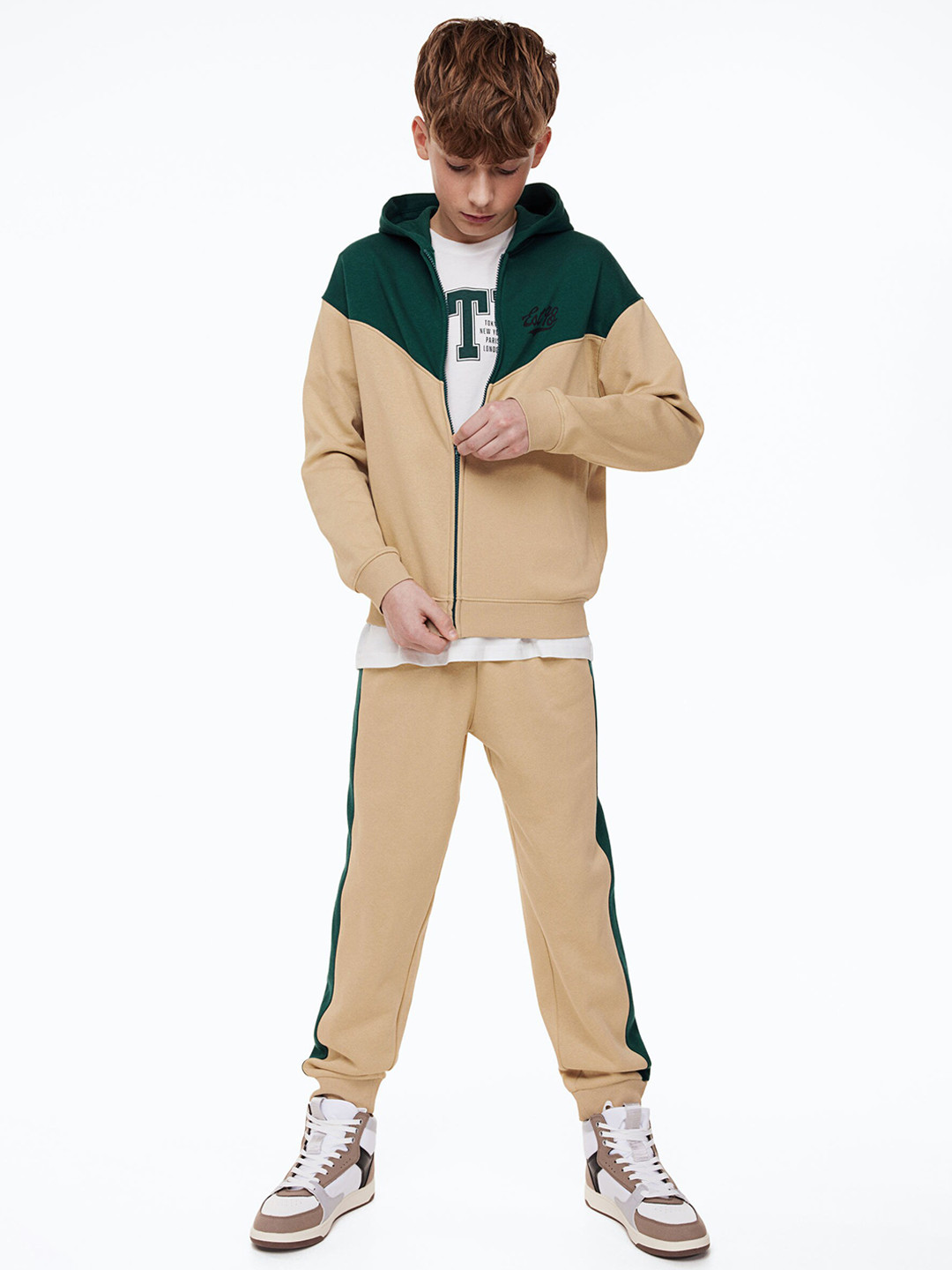 

H&M Boys 3-Piece Set, Beige