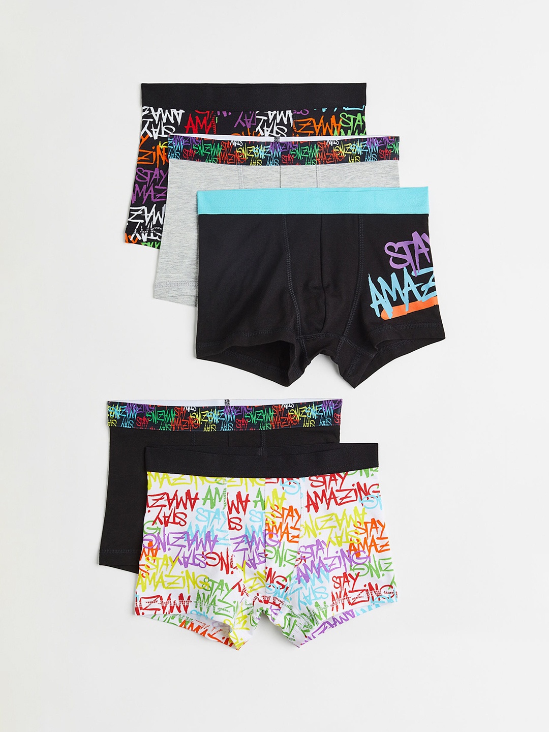 

H&M Boys 5-Pack Boxer Shorts 0767123070, Multi