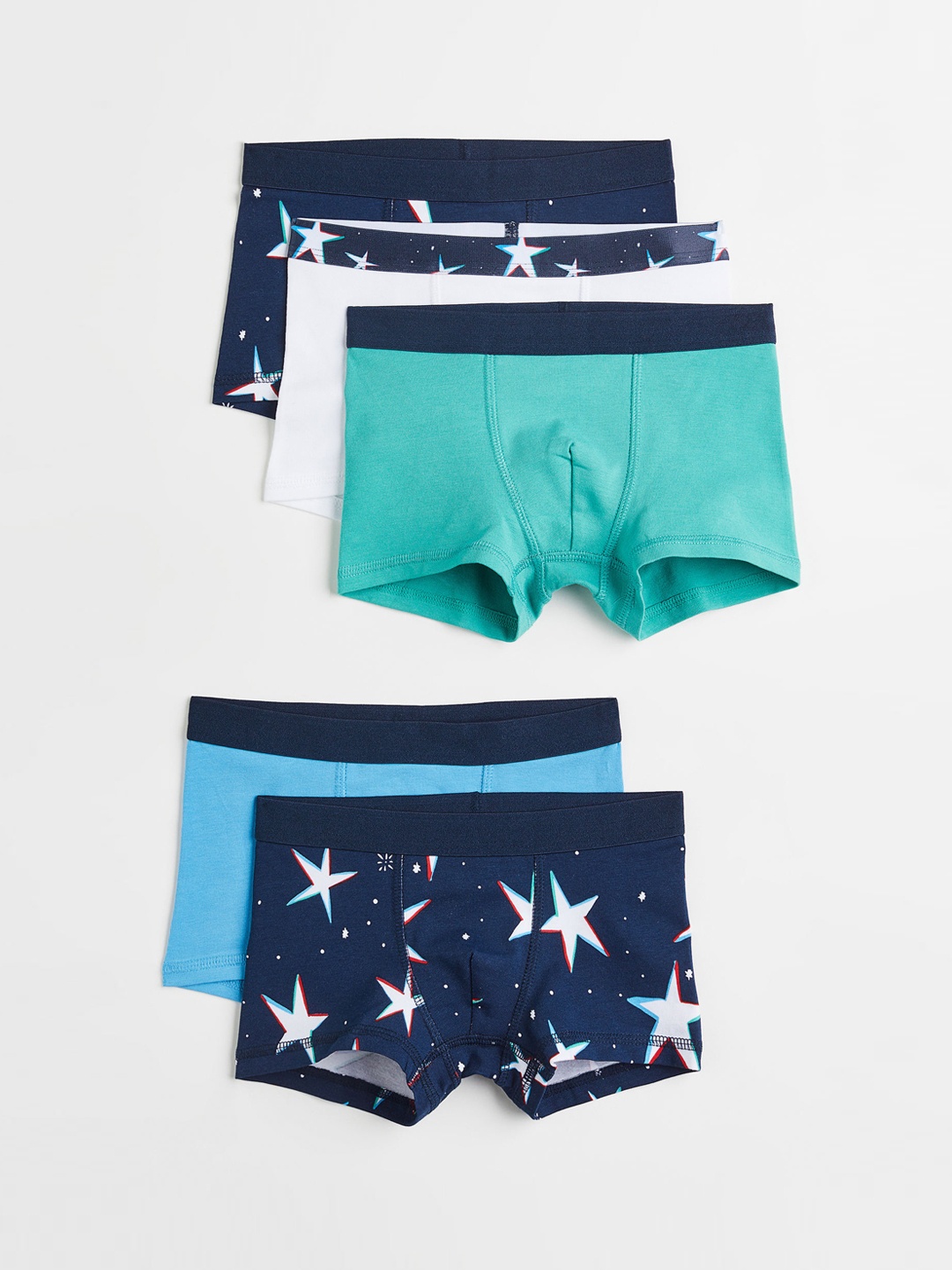 

H&M Boys 5-Pack Boxer Briefs 0767126061, Blue