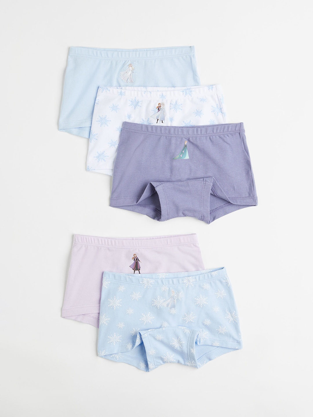

H&M Girls 5-pack cotton boxer briefs, Blue