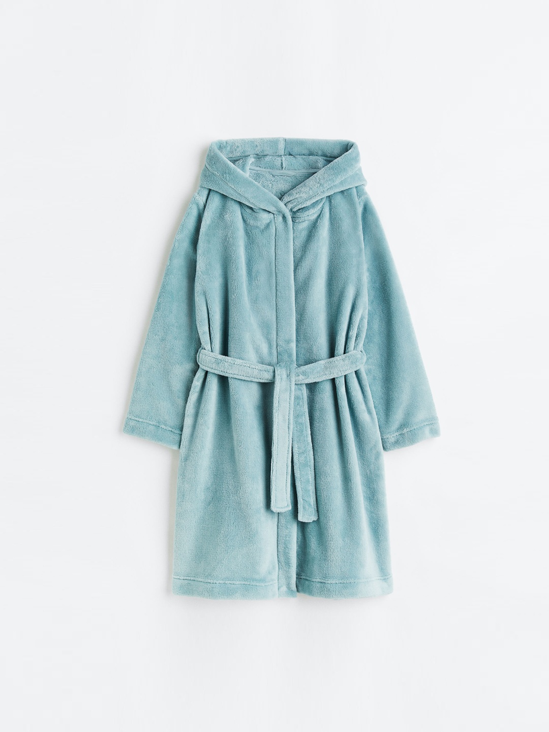 

H&M Girls Fleece Dressing Gown, Green
