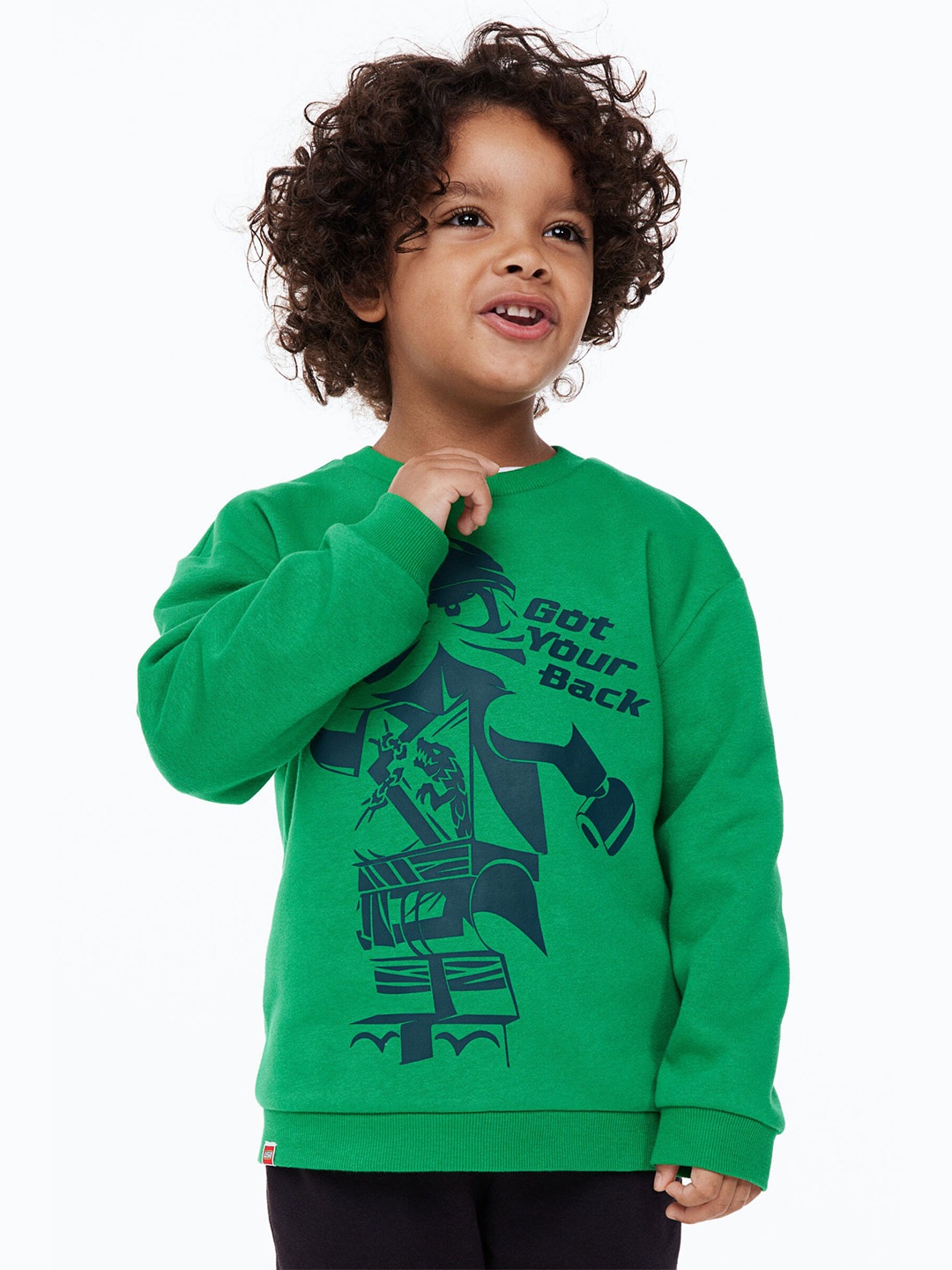 

H&M Boys Printed sweatshirt, Green