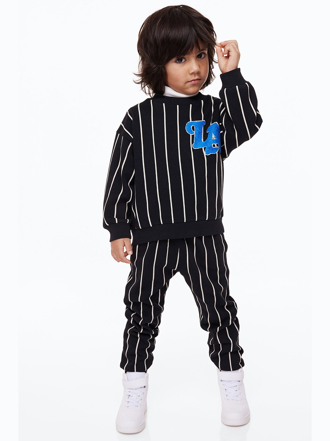 

H&M Boys 2-Piece Sweatshirt Set, Black