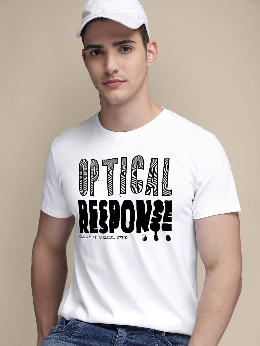 

Free Authority Men Typography Printed Cotton T-shirt, White
