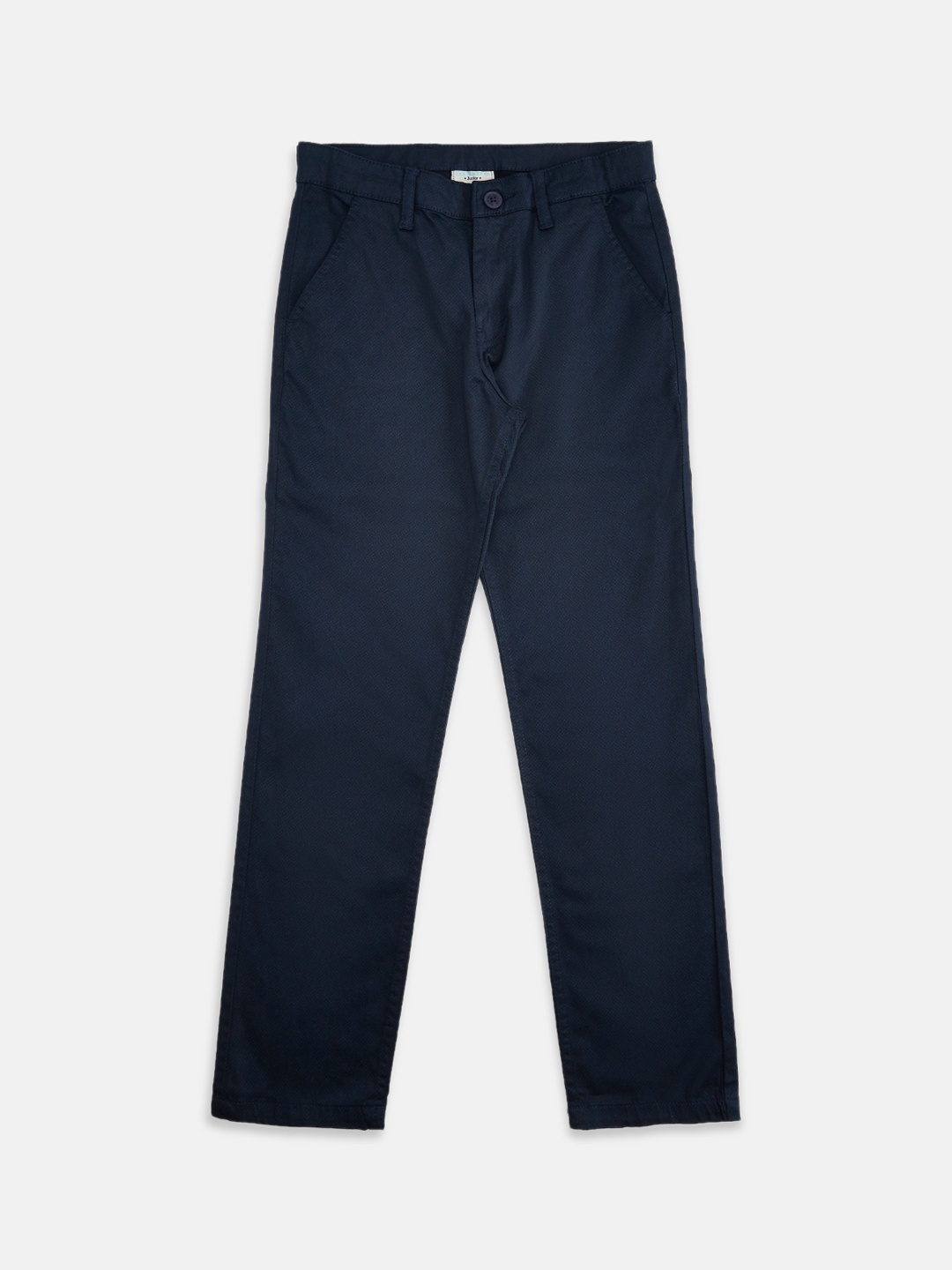 

Pantaloons Junior Boys Cotton Chinos Trousers, Navy blue