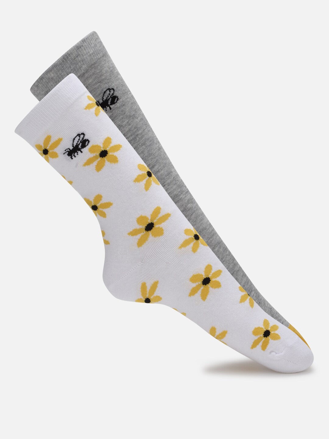 

FOREVER 21 Women Pack Of 2 Assorted Above Ankle-Length Socks