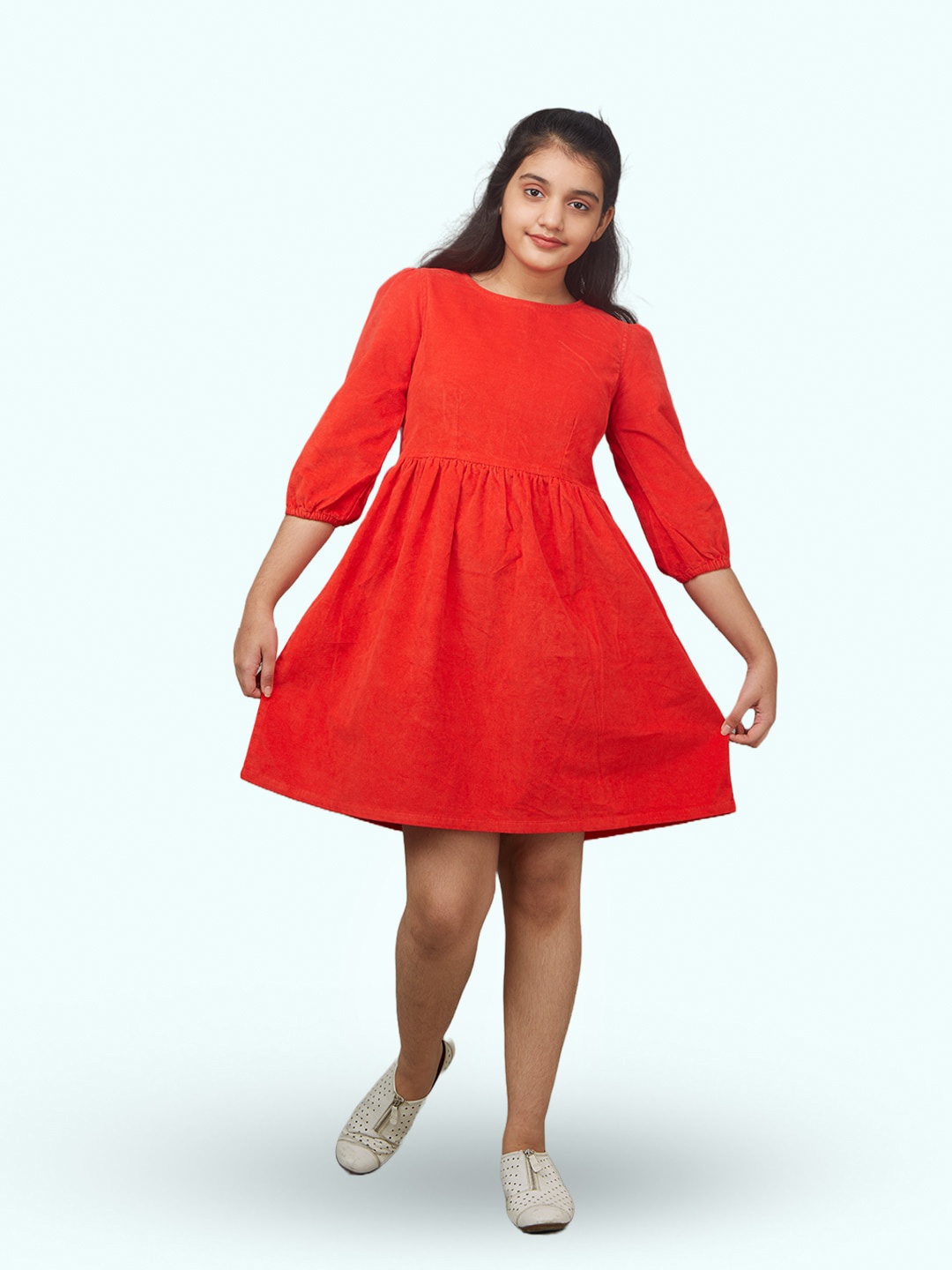 

Zalio Cotton Dress, Red