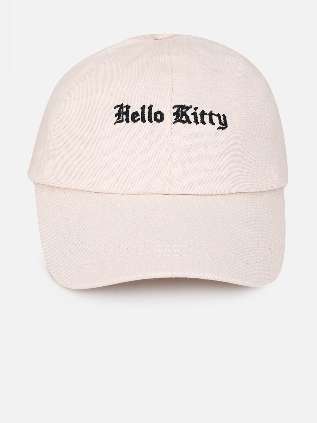 

FOREVER 21 Women Embroidered Baseball Cap, Cream