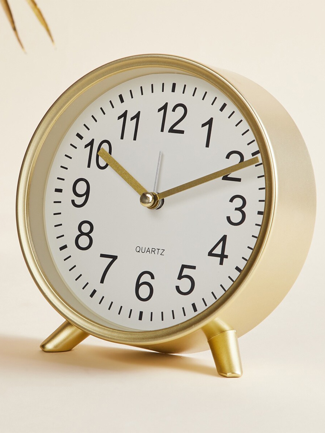 

Home Centre Corsica Telsa Traditional Table Clock, Gold