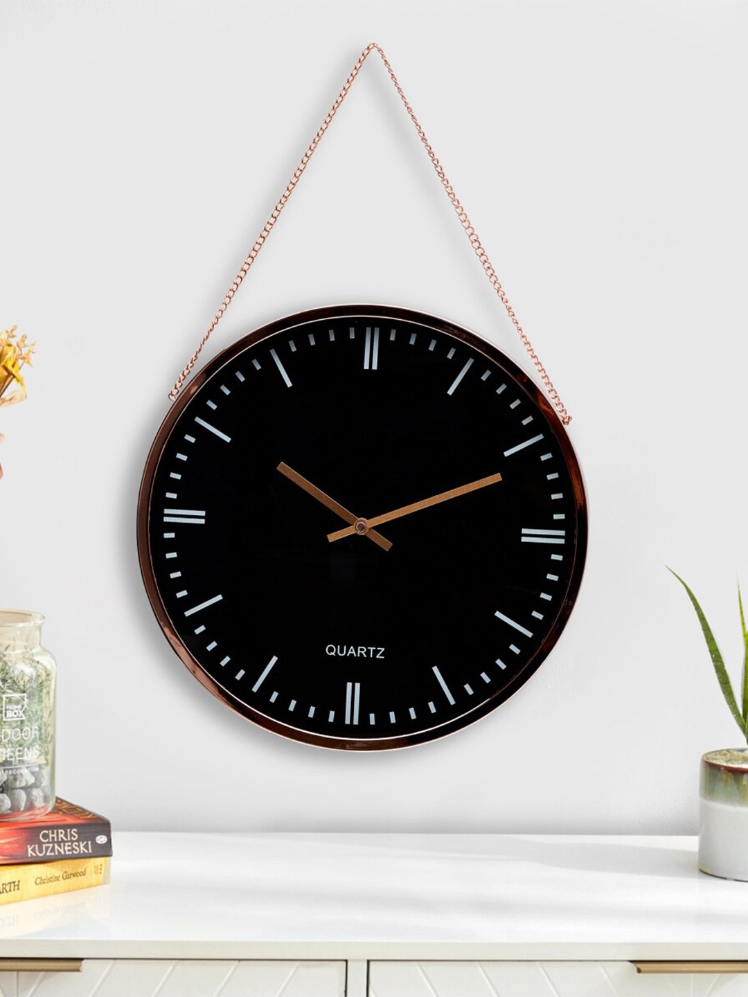 

Home Centre Corsica Missle Black Traditional Wall Clock
