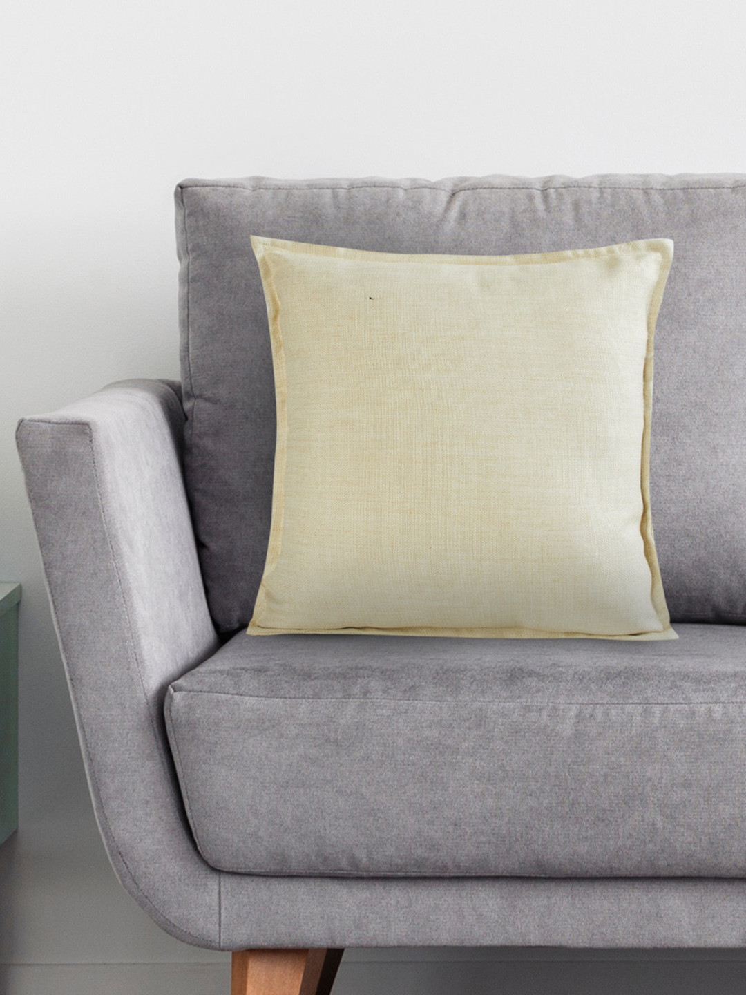 

Home Centre Aspen Off White Solid Pre-Filled Cushion