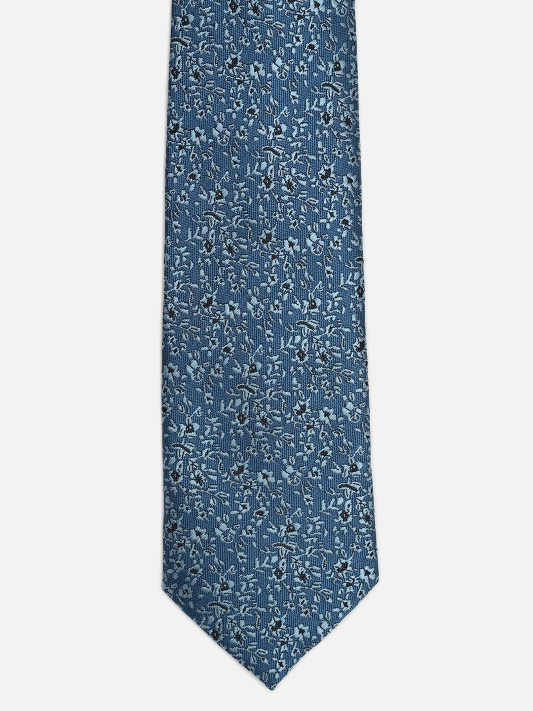 

Allen Solly Men Printed Skinny Tie, Blue