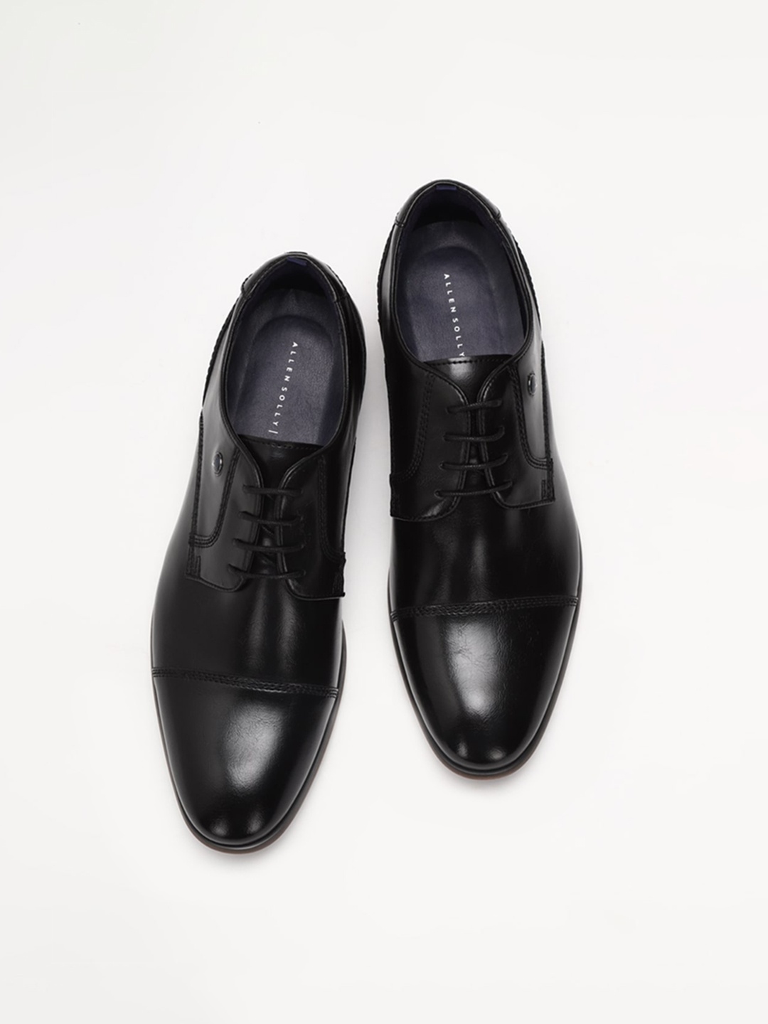 

Allen Solly Men Leather Formal Derbys, Black