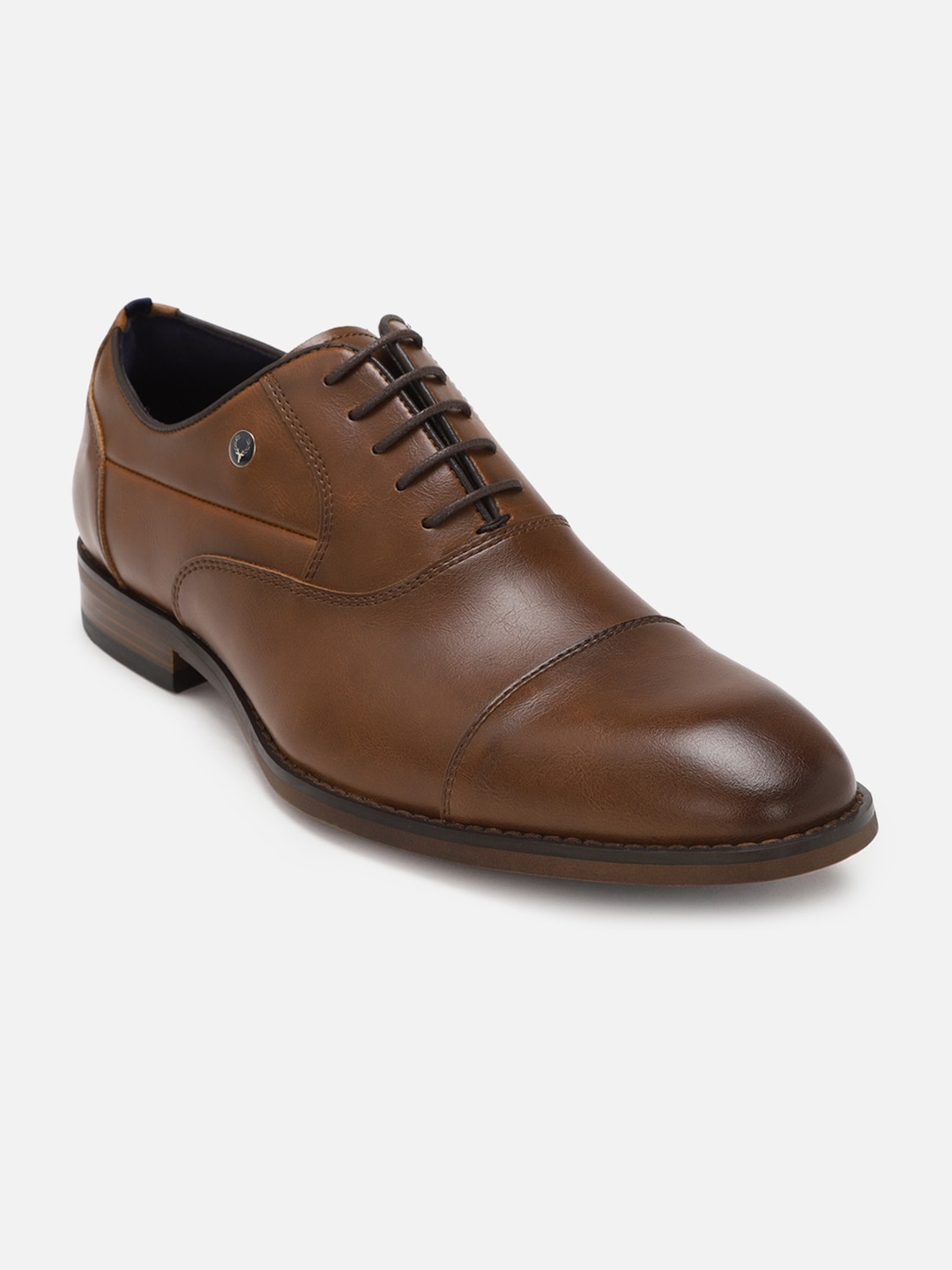 

Allen Solly Men Leather Formal Derbys, Brown