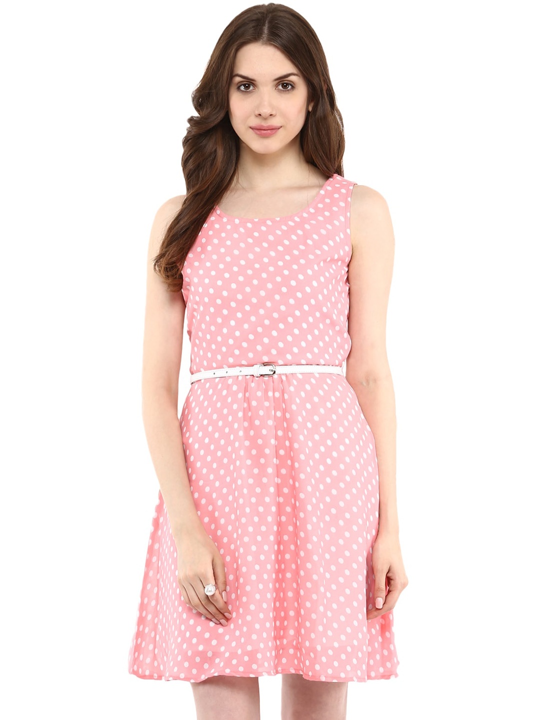 

La Zoire Georgette A-Line Dress, Pink
