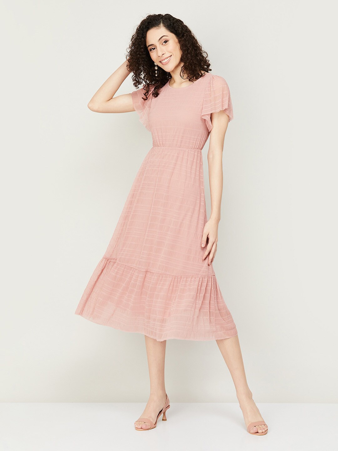 

CODE by Lifestyle Women Midi Dress, Pink