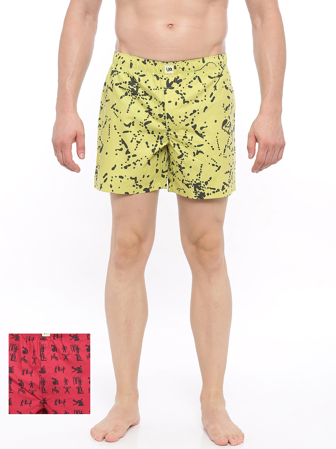 

Urban Dog Pack of 2 Boxers UDBX74-UDBX75, Red