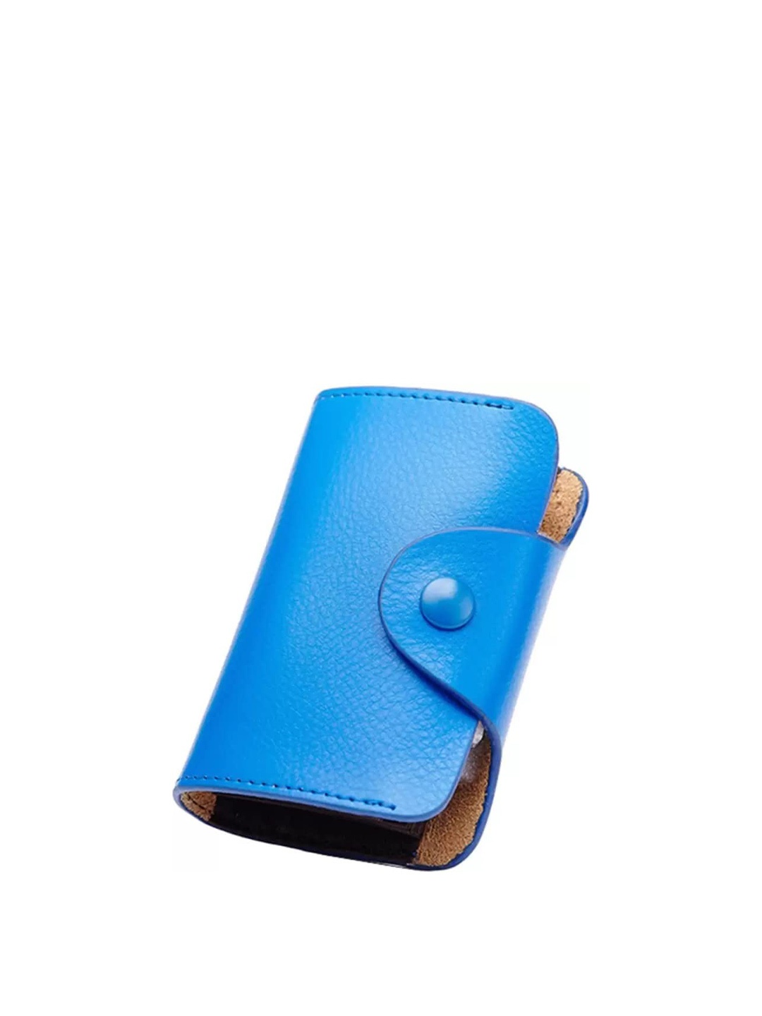 

StealODeal Textured Leather Card Holder, Blue