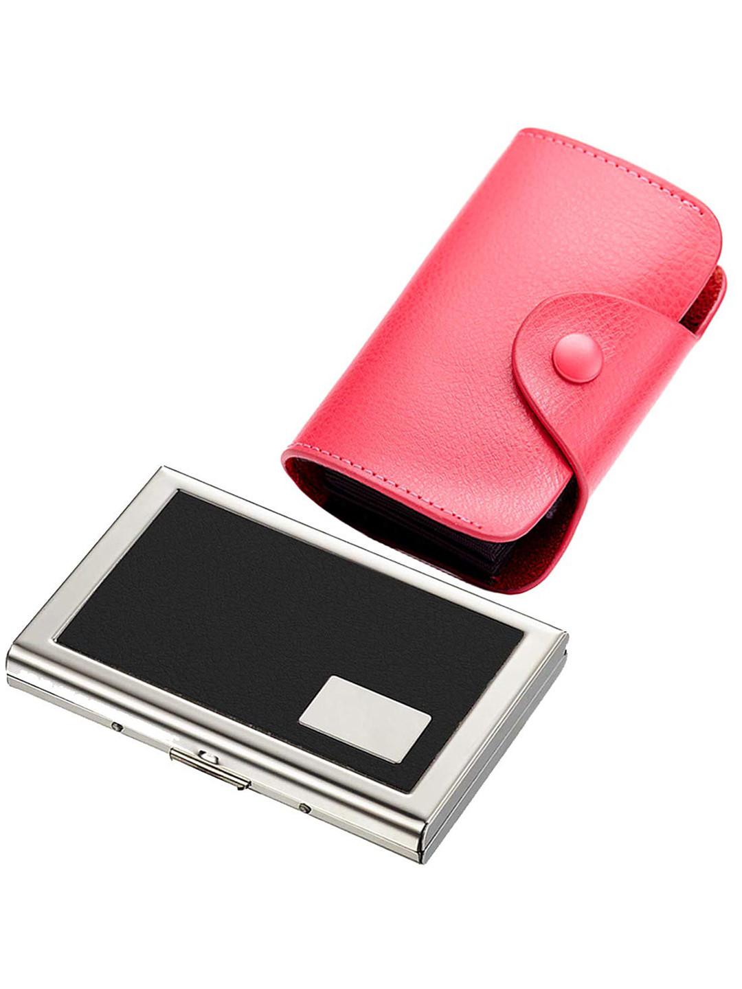 

StealODeal Unisex Leather Card Holder, Pink