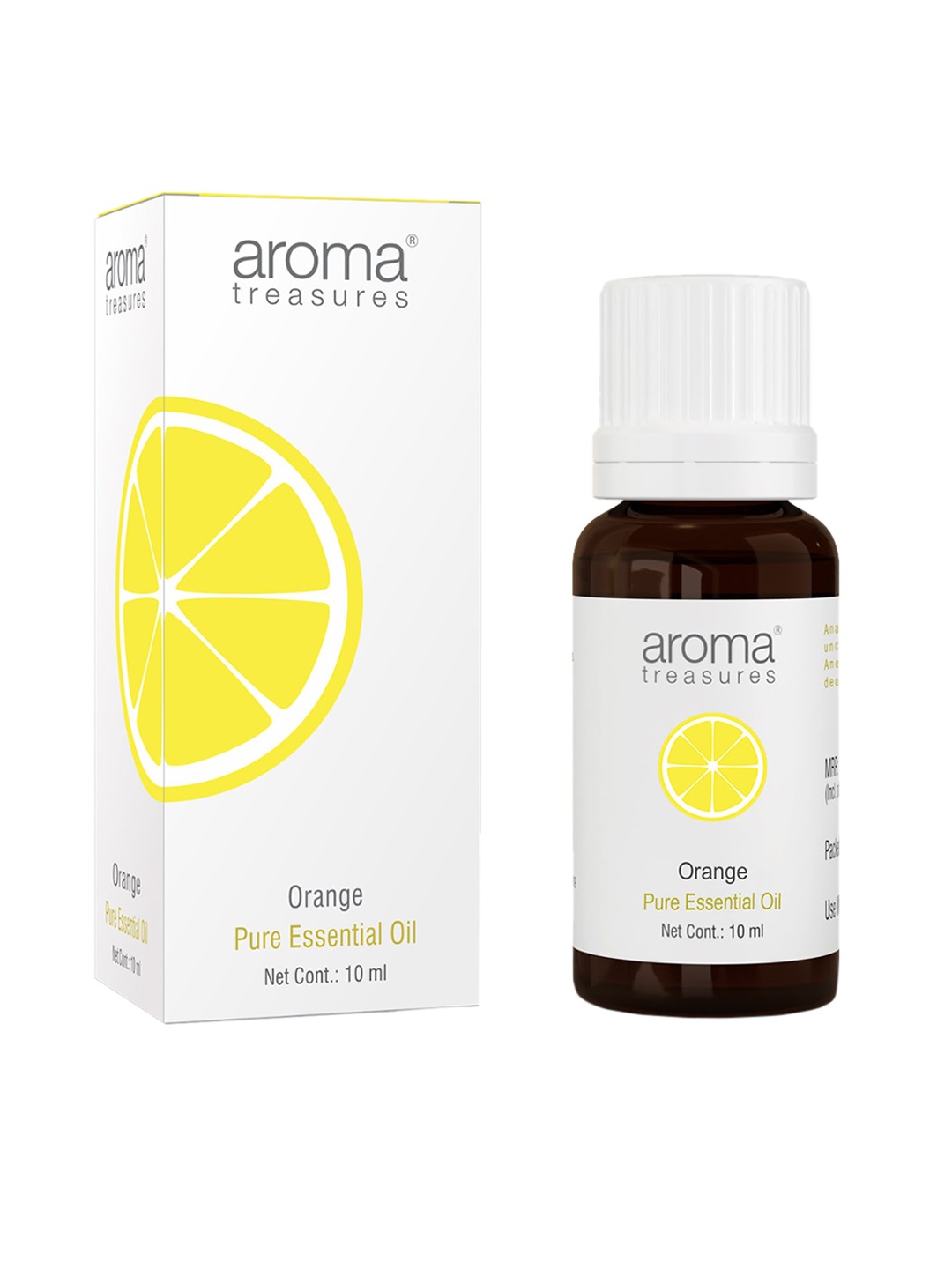 

Aroma Treasures Orange Pure Essential Oil - 10ml, White