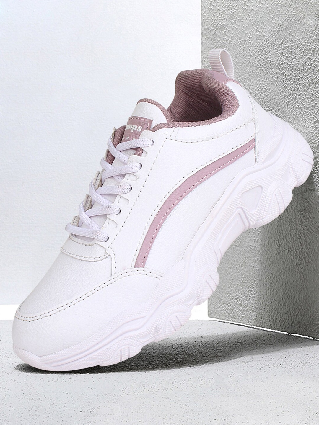 

Champs Women Mesh Running Non-Marking Shoes, White
