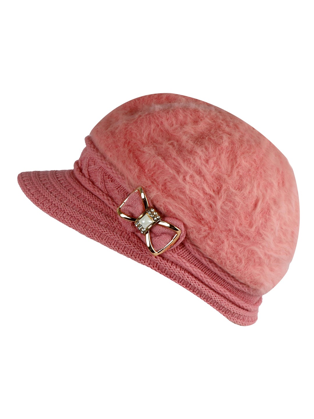 

Bunnywave Bow Embellished Visor Cap, Pink