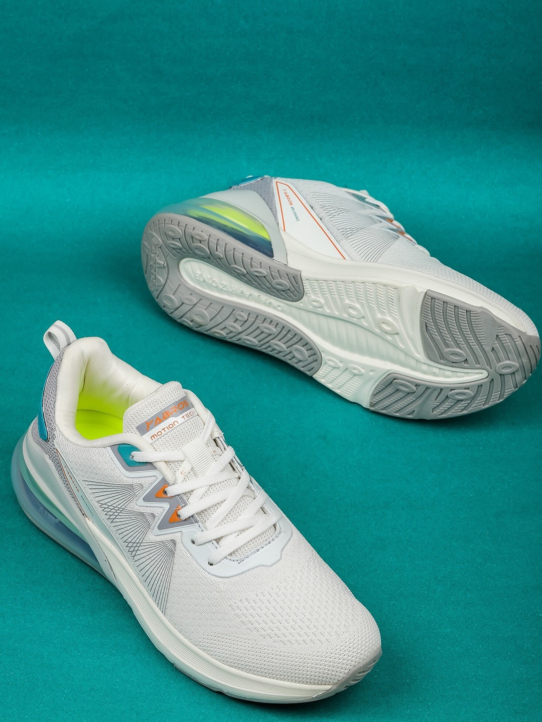 

ABROS Men Fang Running Sports Shoes, White