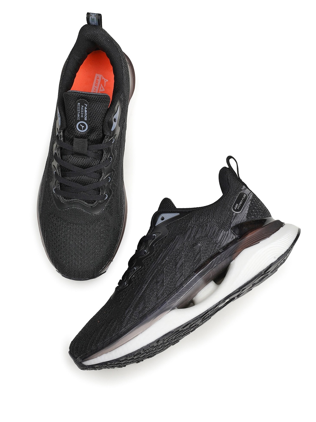 

ABROS Men Maximus Hyperfuse Running Shoes, Black