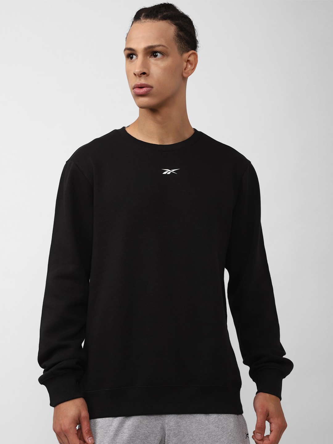 

Reebok Men Long Sleeves Sweatshirt, Black