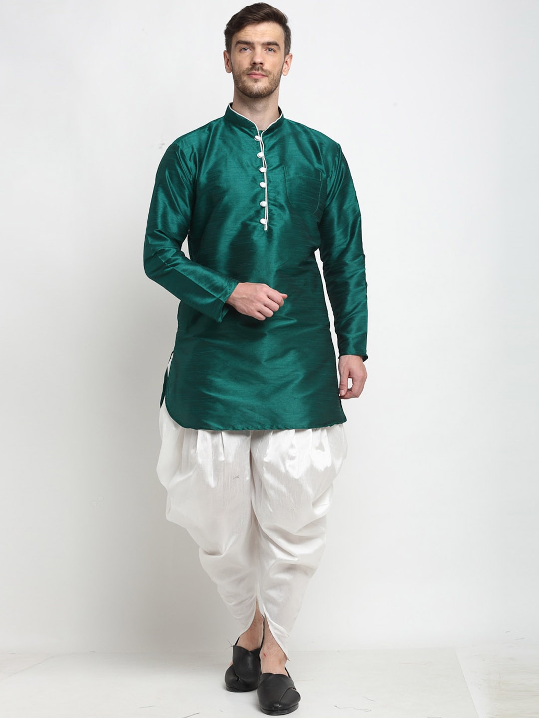 

Benstoke Men Kurta, Green