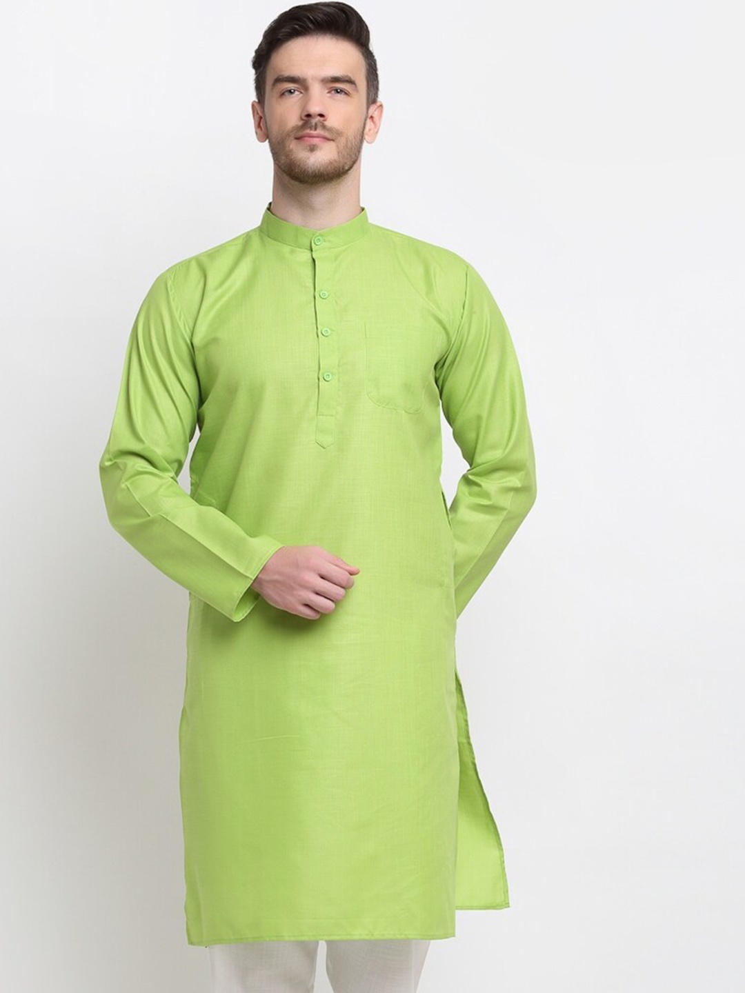 

Benstoke Men Kurta, Green