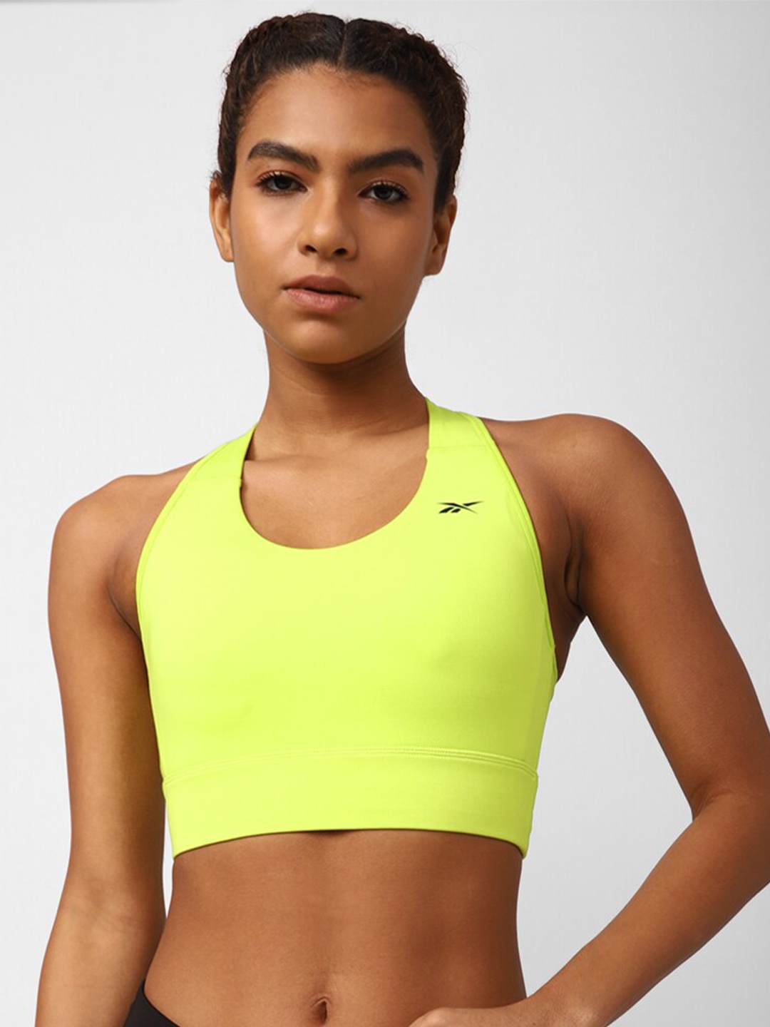 

Reebok Lightly Padded Bra, Yellow