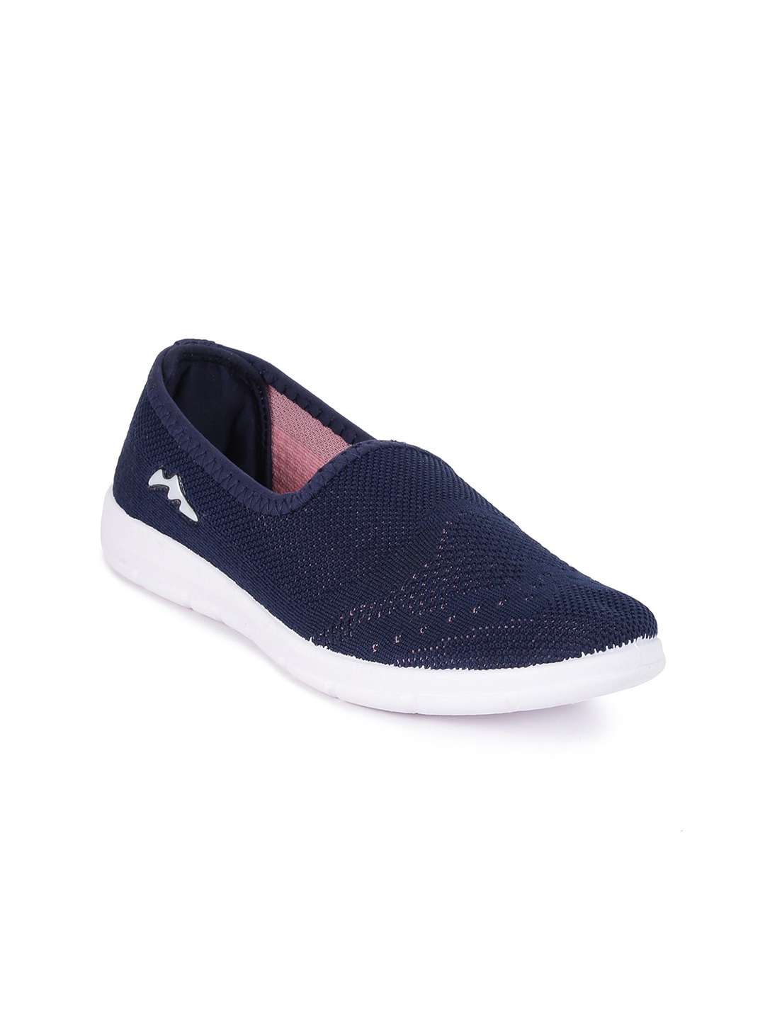 

Paragon Women Woven Design Slip-On Sneakers, Navy blue