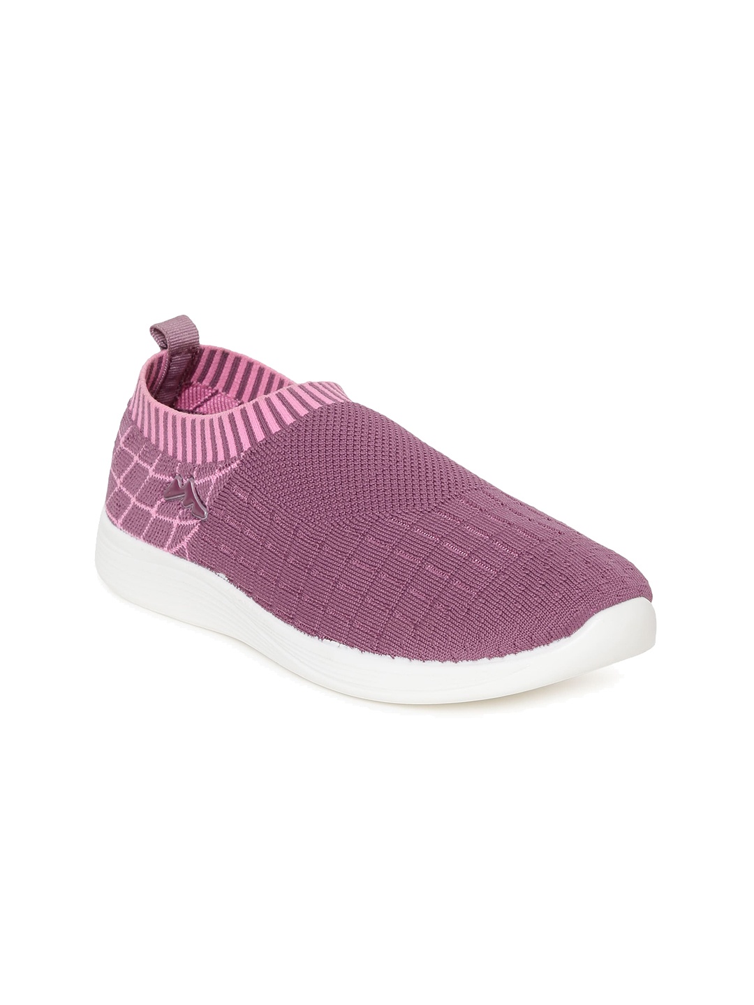 

Paragon Women Woven Design Slip-On Sneakers, Purple