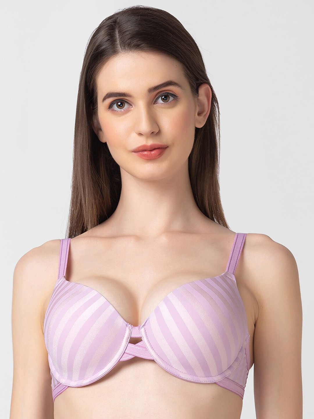 

Candyskin Non-Wired Lightly Padded Dry-Fit Everyday Bra, Lavender
