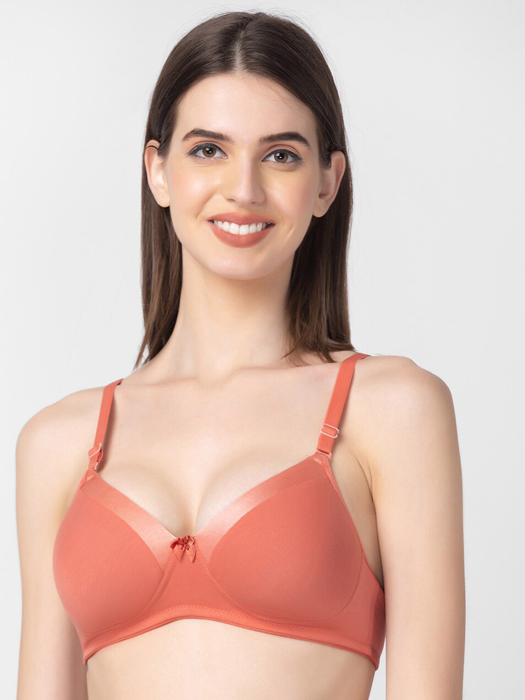 

Candyskin Non-Wired Lightly Padded Everyday Bra, Coral