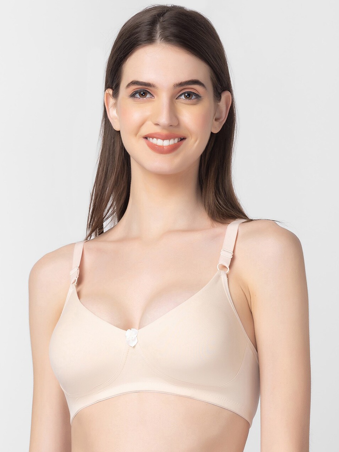 

Candyskin Non-Padded Non-Wired Dry-Fit Everyday Bra, Nude