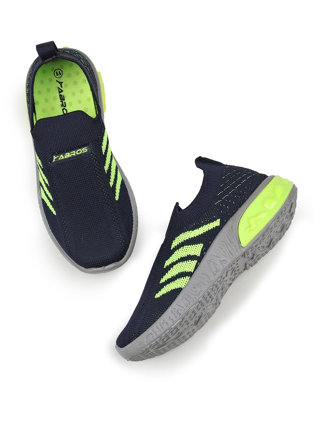 

ABROS Boys Mesh Walking Shoes, Navy blue
