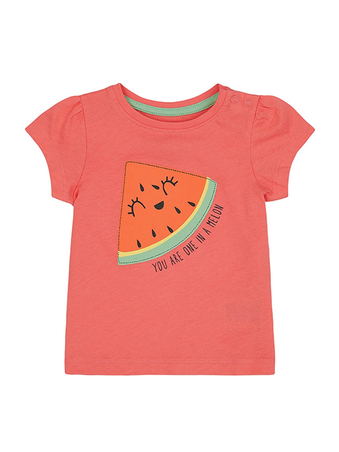 

mothercare Girls Printed T-shirt, Pink