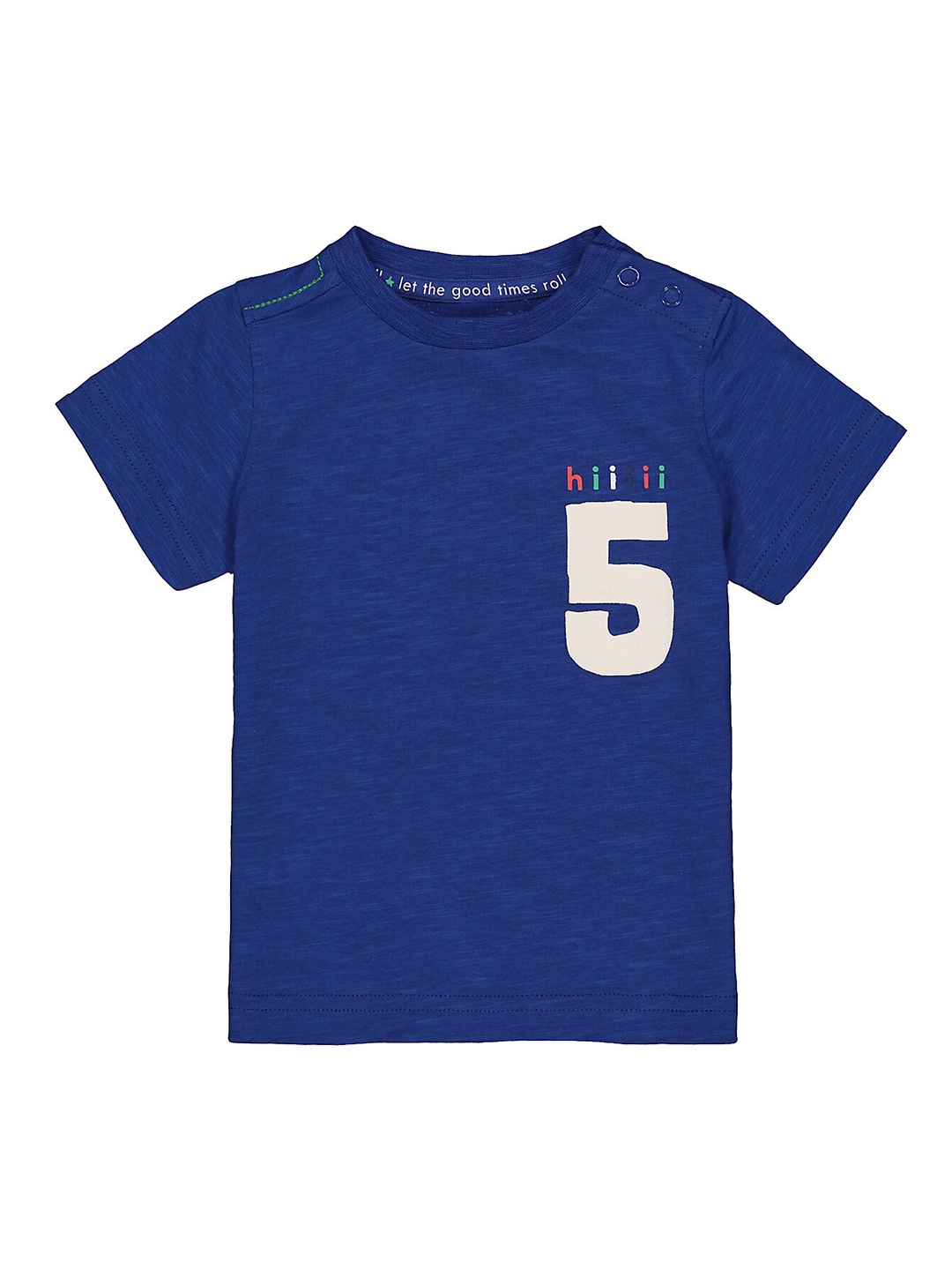 

mothercare Boys Varsity T-shirt, Blue