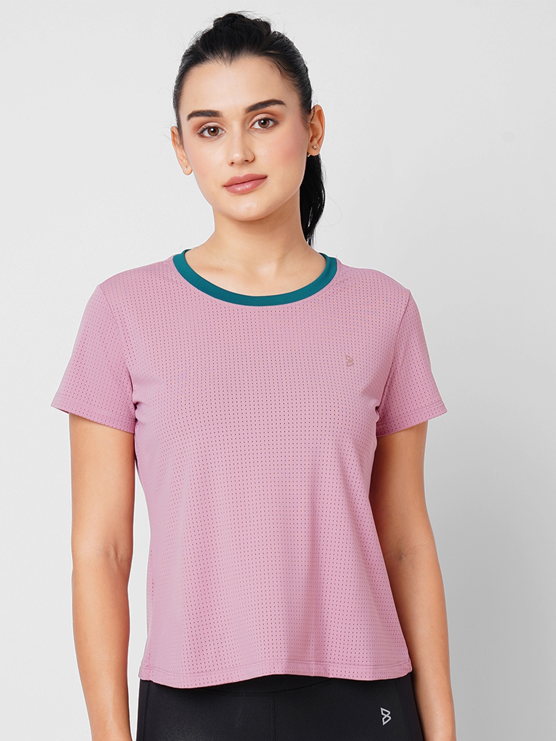 

BODD ACTIVE Women Round Neck T-shirt, Pink