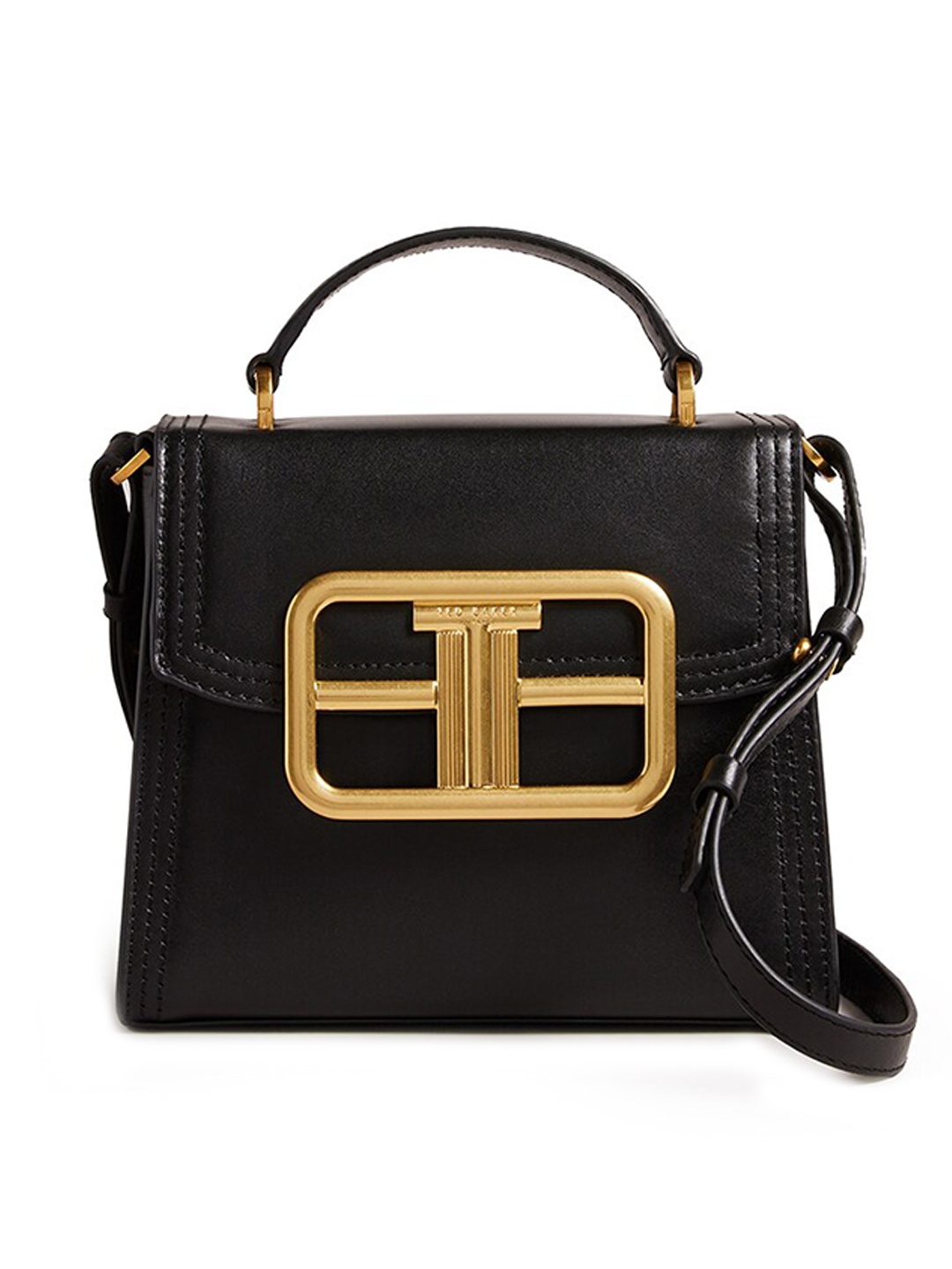 

Ted Baker Cotton Structured Satchel, Black