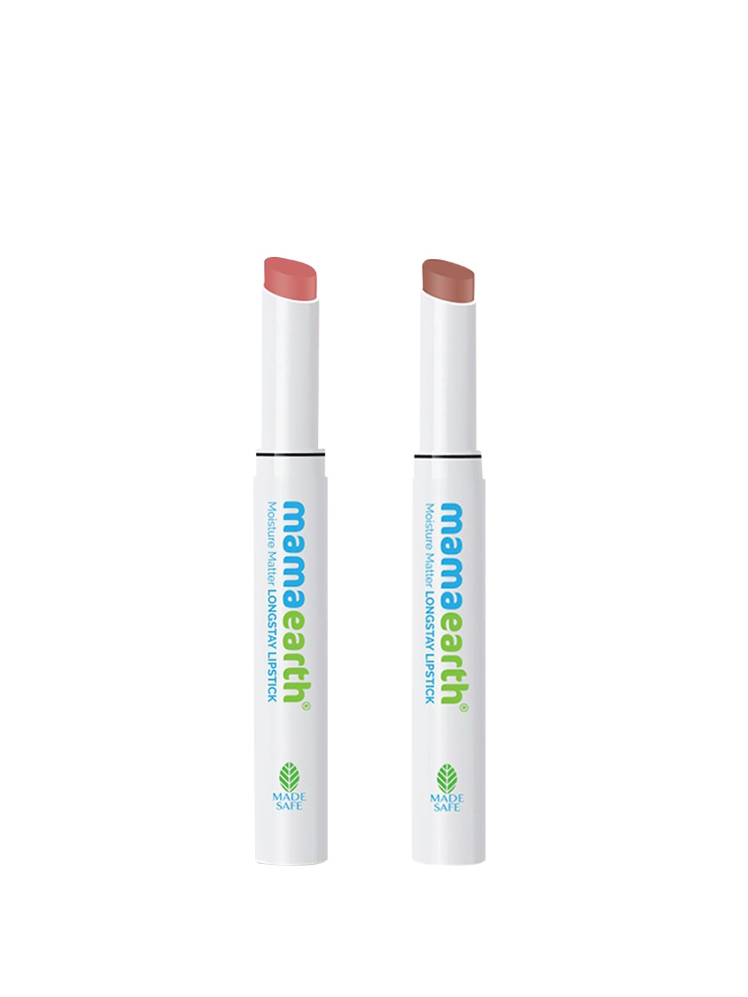 

Mamaearth Set Of 2 Moisture Matte Longstay Lipstick- Espresso Brown 09 & Bubblegum Nude 05