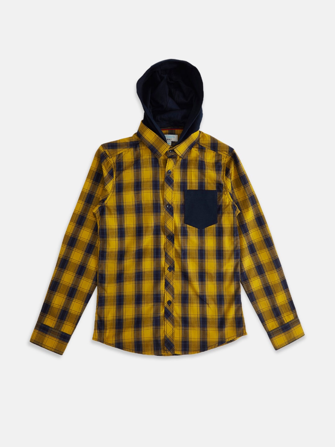 

Pantaloons Junior Boys Buffalo Checks Checked Cotton Casual Shirt, Yellow