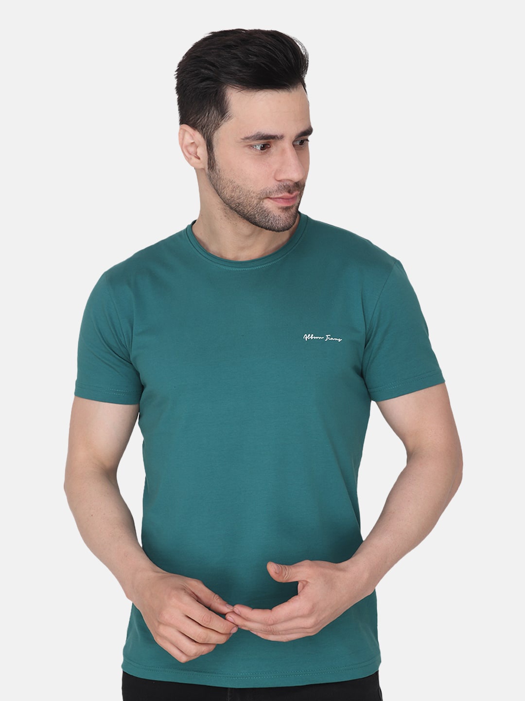 

Albion Men Cotton T-shirt, Green