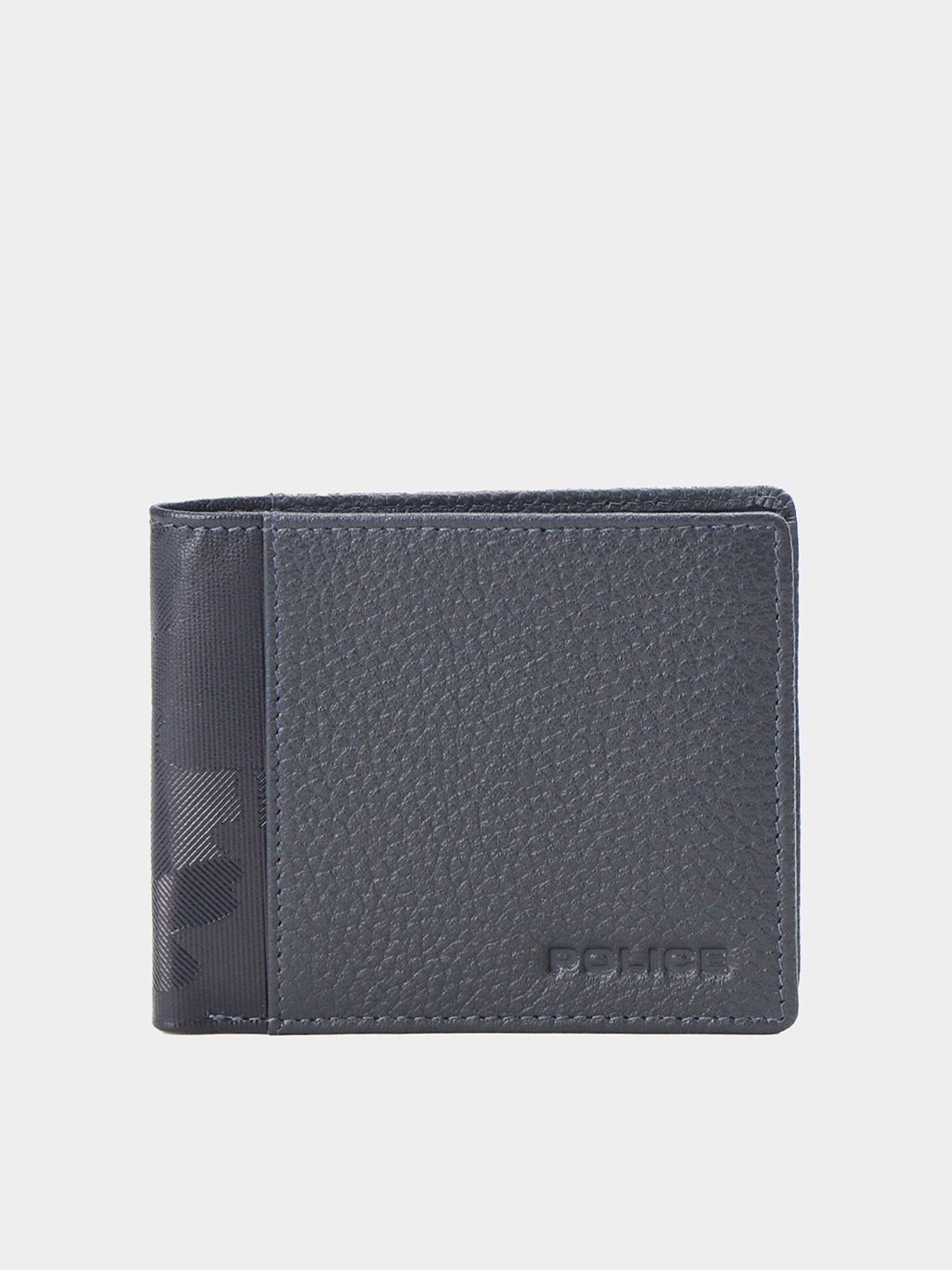 

Police Men Leather Two Fold Wallet, Navy blue