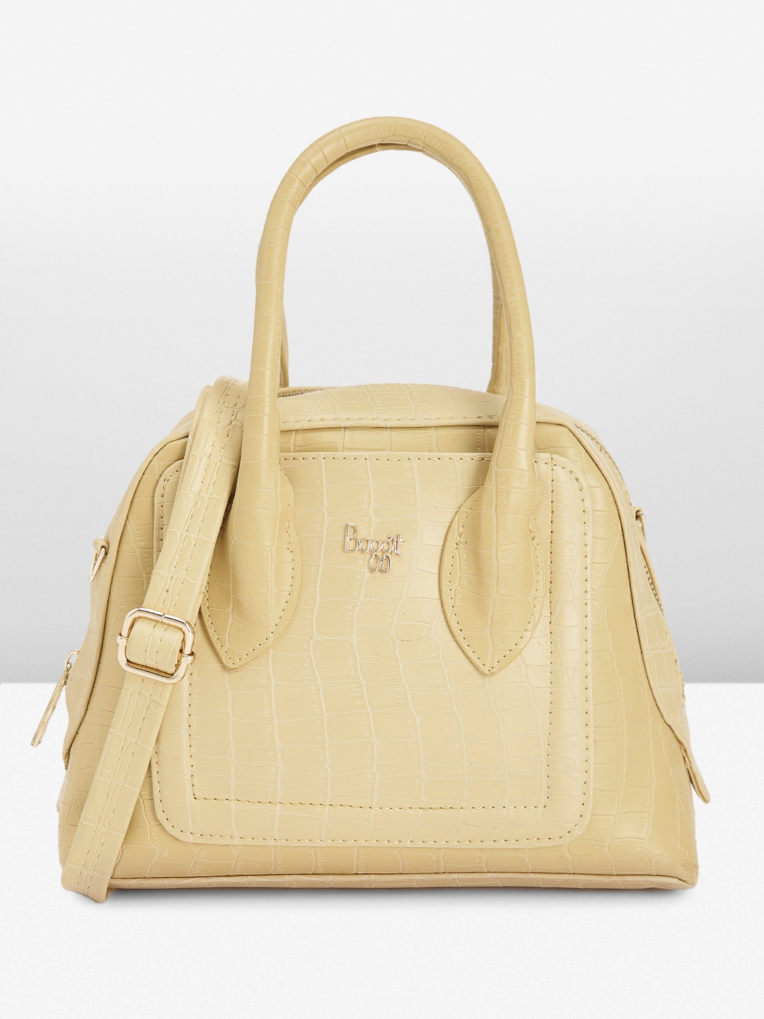 

Baggit Textured Handheld Bag, Yellow