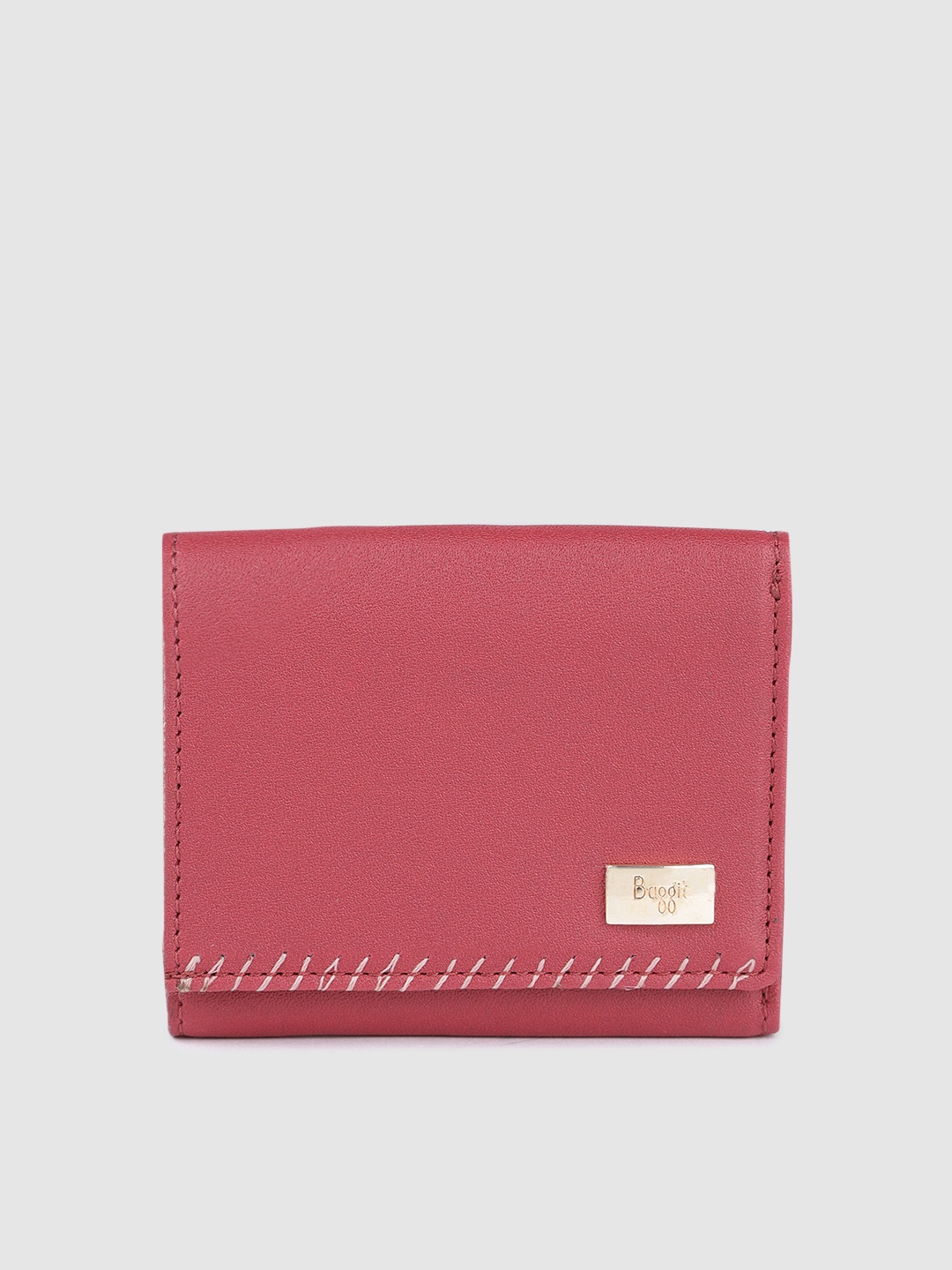 

Baggit Women Three Fold Wallet, Red
